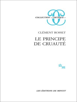 cover image of Le Principe de cruauté